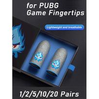 New Mobile Game Touch Screen Finger Sleeve Breathable Gaming Fingertips for PUBG Mobile Game Thumb Gloves 1/2/5/10/20/50 Pairs 1 black 1 Pair