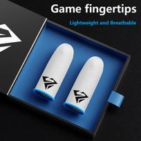 New Mobile Game Touch Screen Finger Sleeve Breathable Gaming Fingertips for PUBG Mobile Game Thumb Gloves 1/2/5/10/20/50 Pairs 1 Blue White 2 Pair