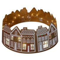 Christmas Tree Gingerbread LED Collar, 26-Inch, Festive Touch 28in