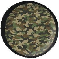 Military Camouflage Spare Tire Cover Outdoor Wheel Protector Durable Vinyl Cover 14-17 Inch 16inch