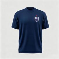 Three Lions Shield Graphic Tshirt Star Badge Print Short Sleeve Summer Cotton Tee England Football Fan Unisex Streetwear Tops 4XL blue