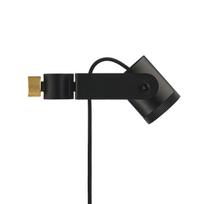 DRAW A LINE D-SO-BK Tension Rod Socket Black E26 Base Adjustable Angle Light Holder for Grow Lights Plant Lamps No Drilling Rental Friendly