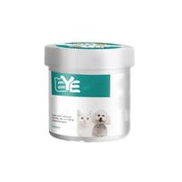 Pets Eye Wipes, Wet Wipes for Cats and Dogs, Universal Smokeless Wipes, Cleaning Products, 130 Canned Wipes one can white