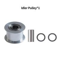 For Creality K1 K1C K1 2GT Max Gates Belt Kit And Smooth Idler Pulley For Creality 3D Printer