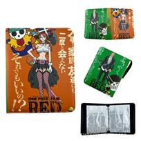 One Piece Boa Hancock Card Binder PU Leather Zip Large Capacity Anime Trading Card Holder
