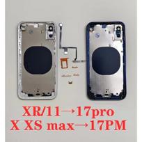 Pasidaryk pats galinis korpusas iPhone XS Max, panašus į 17 Pro Max, galinis dangtelis iPhone XR iki 17 Pro, 11 iki 17 Pro, korpusas X, XS iki 17 Pro XS to 17 Pro mėlyna