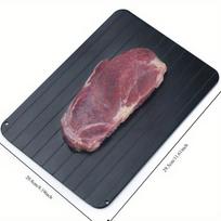 1pcs New Fast Defrost Tray Fast Thaw Frozen Food Meat Fruit Quick Defrosting Plate Board Defrost Tray Thaw Master Kitchen Gadgets M