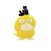 Xl Pvc Silicone Luggage Tag With Adorable Cartoon Characters Psyduck