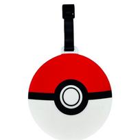 Xl Pvc Silicone Luggage Tag With Adorable Cartoon Characters Poké Ball