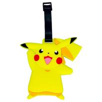 Xl Pvc Silicone Luggage Tag With Adorable Cartoon Characters Pikachu