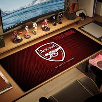 Custom Name Arsenal Mouse Pad Large Gaming Table Cushion Nonslip Laptop Tablet Big Mousepad Xxl Mat Mini Pc Playmat With Lock Edge 30cmx60cm(11.8x23.6inch)