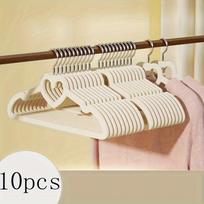 Velvet Children's Hangers with 360° Swivel Hooks, Non-Slip Space-Saving Clothes Hangers for Wardrobes, Durable & Sturdy 10 Pcs