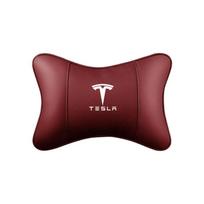 Automobilio odinių sėdynių galvos atramos kaklo pagalvėlės galvos paminkštinimo priedai Tesla Model 3 Model S Model X Model Y Cybertruck Roadster