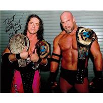 Bret the Hitman Hart Autographed 8x10 photograph WWF Superstar Hall Of Fame