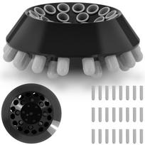 Angle rotor for laboratory centrifuge for 24 tubes of 10 each