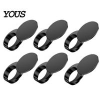 LED indikatoriaus lemputės dangtelis Ray-Ban Meta išmaniesiems akiniams, Apsaugantis nuo akinimo kameros blokavimo lipdukas, Besisukantis tamsinantis lipdukas, Apsauga, privatumas ir komfortas 6pcs juoda