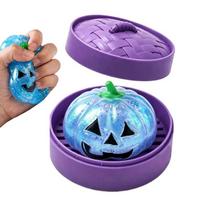 Halloween Dumpling Squishies Kawaii Steamed Bun Squishy Toy With Steamer Slow Rebound Stress Relief Squeeze Toys