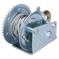 1000LBS Manual Winch Hand Winch Crank Trailer Traction Machine With Steel Wire Rope