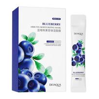 BIOAQUA 20Pcs Drėkinanti mėlynių miego kaukė Skin Care Oil Control 4ml*20 blue
