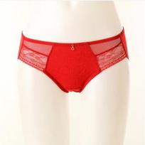 Venus Strappy Bra And Coordinated Hem Panty 2 Piece Set vpt1815hSet cream beige/red/105 red