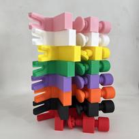 Užtrauktukų traukiklis Nešiojamas siuvimo pagalbininkas Įrankis, palengvinantis užtrauktukų tvirtinimą prie audinių Hobių meistrams juoda