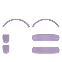 Spalvingas silikoninis galvos juostos dangtelis Pakeičiamas plaunamas galvos juostos pagalvėlės dėklas Ausinių priedai Apsauginis dangtelis AirPods Max šviesiai violetinė spalva