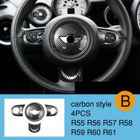 Automobilio vairo panelės multimedijos mygtuko dekoratyvinis dangtelis BMW MINI Cooper JCW R55 R56 R57 R58 R59 R60 R61 Automobilio priedai dymfu11