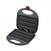 Clamshell Dog Grill Electric Grooved Frankfurter Hinged Lid Folding Sausage