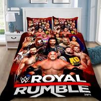 Žaidimo WWE-EAW Antklodės užvalkalas Pagalvės užvalkalas Lovos patalynės komplektas Suaugusiems Berniukui Mergaitei Miegamojo dekoravimas Vaikų dovana Viengulis Dvigulis Dydis 150*200cm 3pcs