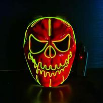 LED Luminous Halloween Pumpkin Ghost Mask