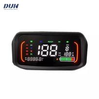 48V 60V 72V 84V 96V 108V KMH/MPH One-LIN Speed Sensor LCD Speedometer Display for Electric Scooter Motorcycle 96V black