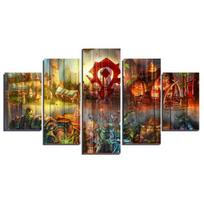 5 skydinis žaidimas World of Warcraft Modernus namų sienų dekoravimas Tapyba drobės menas HD spausdinimas drobės sienos paveikslėlis dekoravimui 30x40cm*2  30x60cm*2  30x80cm*1