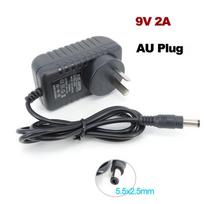 240V AC į DC 9V 1A 2A AU Australija NZ maitinimo adapteris Tiekimas 9 voltų 1000mA 2000mA 5.5*2.5mm įkroviklis Naujosios Zelandijos maršrutizatoriui 9V 2A gray