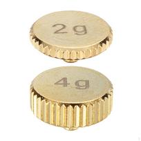 2x Shell Weight Headshell for LP Player Turntable Parts Golden beige
