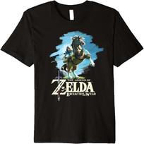 Nintendo Zelda Breath of the Wild Link Epona Premium T-Shirt Premium T-Shirt M įvairiaspalvis