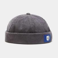 Vintažinė docker kepurė, kepurė be snapelio, kvėpuojanti kepurė-beanie, velvetinė, reguliuojama, vienspalvė, kepurė landlord, jūreivio kepurė, vyrams ir moterims gray