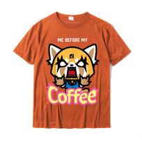 Aggretsuko I Need My Coffee Rage Tee Shirt Printed Tshirts For Unisex Cotton Tees Group Latest Plus Size 4XL black