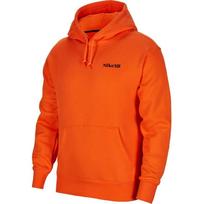 Nike Solid Color Logo Pullover džemperis ilgomis rankovėmis, elektrolime-oranžinis DA4256-800 S red