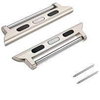 Laikrodžio apyrankės jungtis, skirta Apple Watch ultra 2 49 mm 45 mm 44 mm 42 mm 41 mm adapteriui, skirta iWatch Ultra Series 9 8 7 6 5 22 mm pločio diržams 24mm for 42 44 45 49 white
