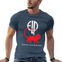 Emerson Lake And Palmer Band TShirt Casual Soft Cotton Short Sleeve Tee 3XL black