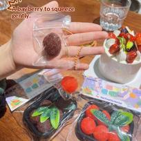 Sticky Tpr Stress Relief Fidget Toy 1Pcs Realistic Fruit Shaped  Toy For Adult Office Anxiety Relief Sensory Play gray