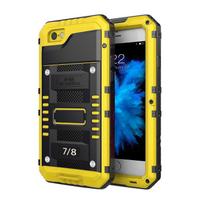 Metal Phone Case For Iphone Se 2022 / Se 2020 / 8 / 7 geltona
