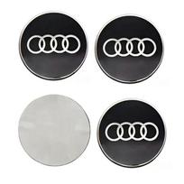 56/60/65/75mm 4vnt. Automobilio rato centrinis dangtelis Emblema Logotipas Lipdukas Audi A6 A3 A4 A5 A6 Q2L Q3 Q5 Q7 Q8 R8 S4 S8 S7 RS5 RS8 RS6 56MM