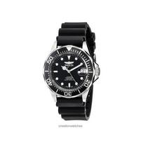 Invicta Pro Diver 200M automatinis juodos gumos 9110 vyriškas laikrodis