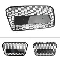 RS5 Style Honeycomb Mesh Front Bumper Grille Grill Fit  A5 S5 B8.5 2013-2016