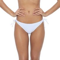 Tvirtas kaklaraištis iš šono, apatinis bikinis, moteriškas braziliškas maudymosi kostiumėlis, moteriškas plaukimo kelnaites S balta