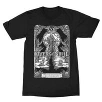 2026 New Rivers of Nihil Band Graphic T-shirt Unisex Summer Short Sleeve Fashion Tee Luxury Casual Vintage Retro Top 130 gray