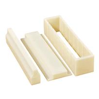 Diy Sushi Roll Maker Mold Press Kit Food Grade Seaweed Rice Roll Beginners Family Cooking Activity Learning Tools Fun Adventures white
