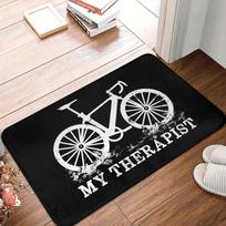 MTB Bike Doormat Cycling Biker Entrance Mat Non Slip Floor Carpet Kitchen Bathroom Outdoor Decor Rug Runner Pad 30x50cm gray