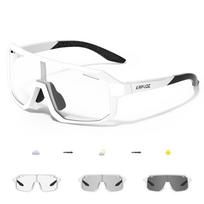 KAPVOE Vaikų Jodinėjimo Akiniai UV400 MTB Plento Dviratis Dviračių Sportas Fotochrominiai Saulės Akiniai Dviračių Lauko Sportas Bėgimas Akiniai No accessories white